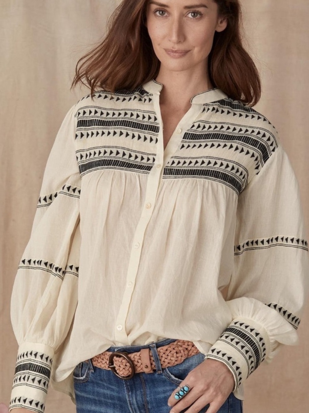 ALAMWAR LONG SLEEVE BLOUSE